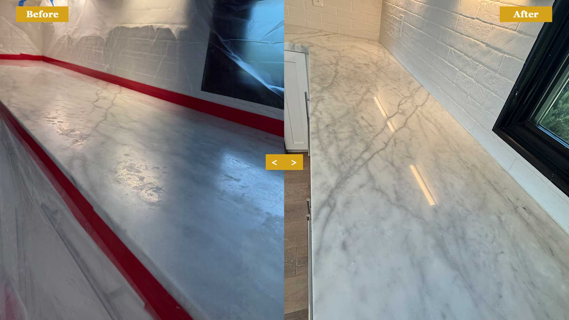 ultimate marble stone restoration before after